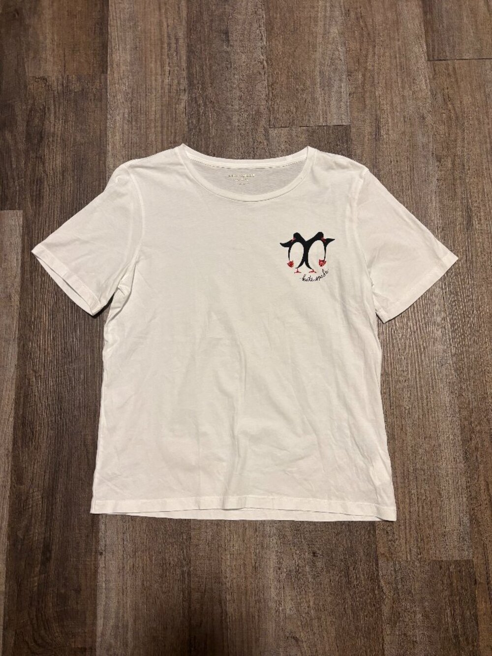 Kate Spade Penguins Graphic Tee Shirt